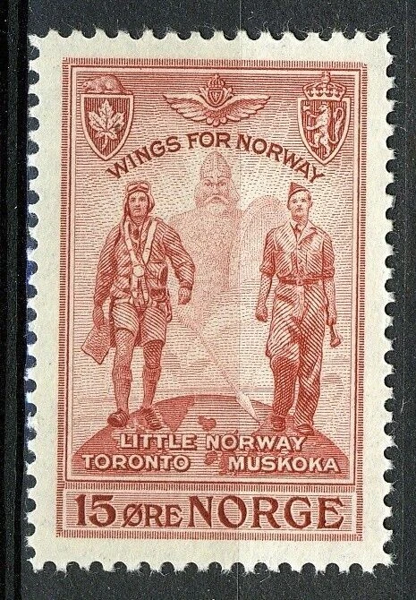 5429 Norway 1946, NK 349, Wings for Norway MNH, MI 314, SC #274. - Image 1 of 1
