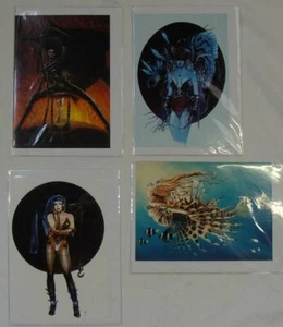 Chris Achilleos Fantasy Art Greeting Cards x4 (Set 2) - Picture 1 of 7
