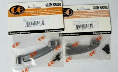 HPI Hellfire Front Aluminium upper and lower Chassis Brace by GH Racing  - Image 1 of 2