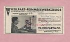 SUHL, Werbung 1936, Fr. Keilpart & Co. Fabrik für Feinmesswerkzeuge