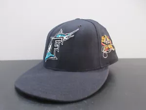 Cappello berretto Florida Marlins aderente uomo 7 1/8 Ryan Dempster All Star Game usato indossato - Foto 1 di 9