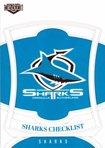 2023 Cronulla Sharks NRL TLA Elite Card - Club Logo - Bild 1 von 3