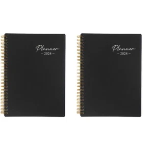 2 PCS Englischer Notizblock Geldbörse Täglicher Planer Rechnung - Bild 1 von 12