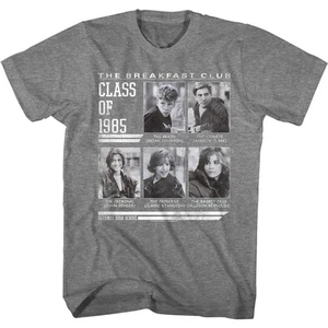 Breakfast Club - Class 85 Yearbook - Short Sleeve - Heather - Adult - T-Shirt - Picture 1 of 1