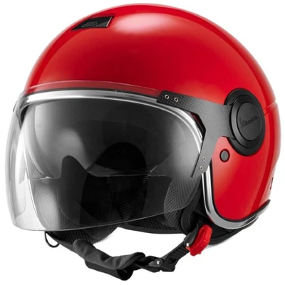 Argentario Visor Jet Helmet - Red - Image 1 of 4