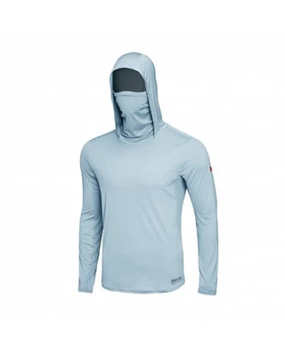 Florence Marine X Hoodie Shirt Mens Med Long Sleeve Gaiter Performance UPF 50 - Image 1 of 4