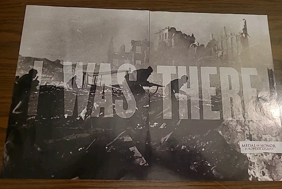 Anuncio impreso de videojuego de asalto europeo Medal of Honor 2005 16x11 promoción arte de pared  Foto 1 de 1