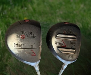 Taylormade System 2 10.5° Driver + 21* + 3 Wood Set Regular Graphite Right Hand - Picture 1 of 5