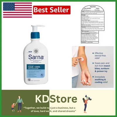 Loción antipicazón calma + fresca: alivio de mordeduras, quemaduras solares e irritaciones Foto 1 de 4