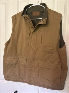 North River Outfitters braune Fleece gefütterte Jagd Angeln Arbeitsweste Gr. XL - Bild 1 von 4