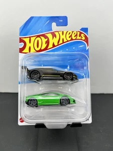 Hot Wheels 2025 Mainline 2pk Aston Martin Vulcan & Lamborghini Huracan LP 610-4 - Picture 1 of 4