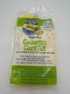 1994 McDonald’s Magic School Bus Collector Card Kit Sealed Happy Meal Toy #1 - Picture 1 of 6