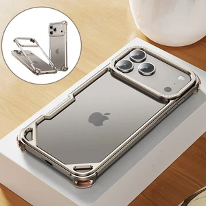 For iPhone 17 16 15 Pro Max Aluminum ShockProof Bumper Phone Frame Case Cover - Picture 1 of 11