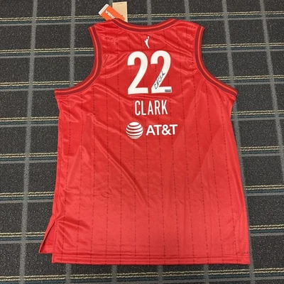 Caitlin Clark SIGNED RED REBEL INDIANA FEVER JERSEY autograph Panini COA ROOKIE - Image 1 of 4