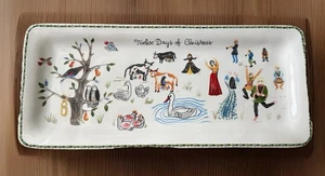 Juliska Twelve Days of Christmas Hostess Tablett 15 Zoll - Bild 1 von 2
