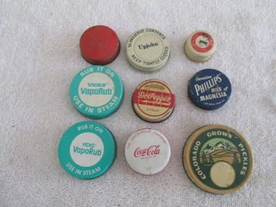 VINTAGE BOTTLE CAPS - Image 1 of 2