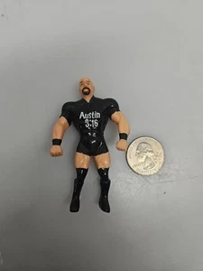WWE WWF Just Toys Stone Cold Steve Austin Micro bend ems Wrestling Figure Bendy - Foto 1 di 5