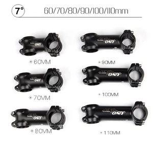 For UNO Stem 7°/17°/35°Mountain Road Bike Handlebar Stem Aluminum 31.8*60-130mm - Picture 1 of 12