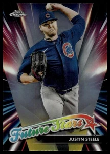 2024 Topps Chrome Update #FSU-5 Justin Steele Future Stars - Picture 1 of 2
