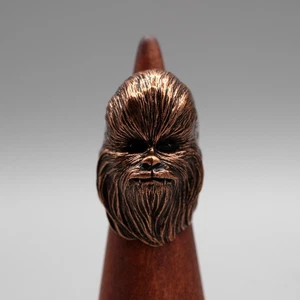 Anillo oficial de plata esterlina chewbacca JP15 US7.5 GUERRA DE LAS ESTRELLAS Japón sin caja - Imagen 1 de 7