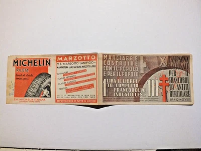 999Z-LIBRETTO VUOTO  X ERINOFILI -X ^ CAMPAGNA ANTITUBERCOLARE ANNO 1940 - Immagine 1 di 2