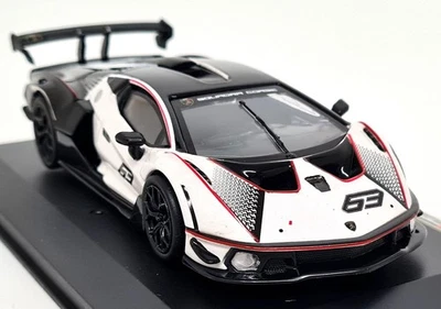 Burago 1/32 Lamborghini Essenza SCV12 Black & White Diecast Model Car - Image 1 of 4