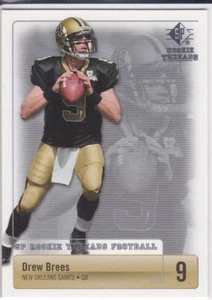 DREW BREES Upper Deck SP ROOKIE THREADS Football Card NEW ORLEANS SAINTS - Picture 1 of 2
