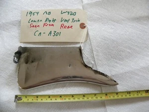 1954 Mercedes Benz Early Ponton W120 180 Right Lower Below Hood Vent Trim-A301 - Picture 1 of 10