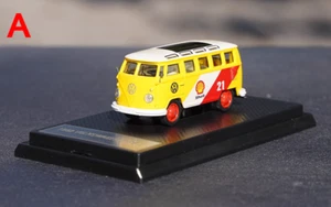 1/64 Scale VW Volkswagen Type1 1962 Bus Van Alloy Model Car 4 Colors Toy Gifts - Picture 1 of 23