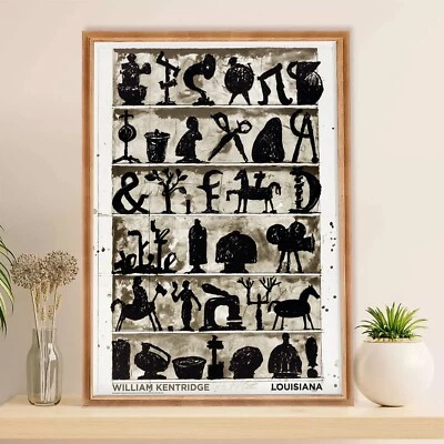 William Kentridge Louisiana Modern Art Print Exhibition Poster - Image 1 of 4