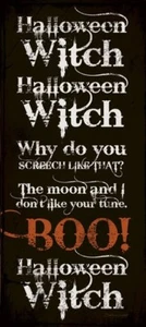 Halloween Strega Stephanie Marrott Stampa artistica 8x18 - Foto 1 di 1