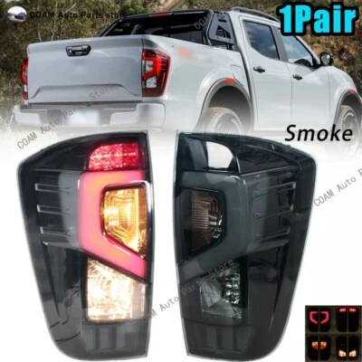 Luces traseras de humo izquierda y derecha para Nissan Frontier Navara NP300 D23 2015-2023 Foto 1 de 4