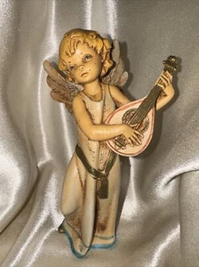 Vintage Fontanini Angel Mandolin Depose Italy Christmas #362 6” - Picture 1 of 10