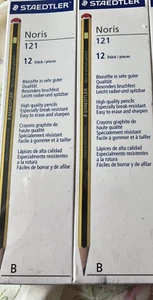 Staedtler Norris 121 2 x Packs of Black B Lead Pencils Break resistant New - Picture 1 of 4