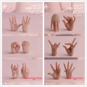 Worldbox 1:6 AT209 Manos Forma Modelo Accesorios Para 12" Mujer Figura de Acción Cuerpo Juguete - Imagen 1 de 5