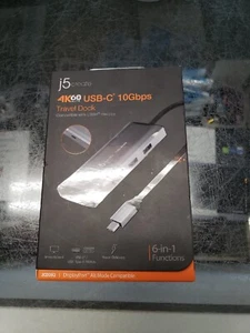 NEW j5Create 4K60 Elite USB-C 10Gbps Travel Dock (JCD392) free ship - Picture 1 of 3