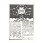 1920 Encyclopaedia Britannica: Every Subject Under the Sun Vintage Print Ad