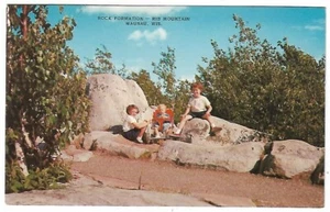 VTG Postcard - Rock Formation - Rib Mountain - Wausau, Wisconsin - Picture 1 of 2