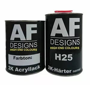 FÜR MERCEDES BENZ ARKTIKWEISS 9147 2,0 Liter 2K Acryl Lack Autolack Set - Bild 1 von 2