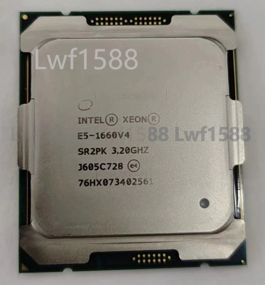 Intel Xeon E5-1660 V4 8-core 16-thread 140W 3.20GHz LGA-2011-3 CPU processor - Image 1 of 1