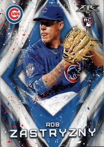 2017 Topps Fire #40 Rob Zastryzny Chicago Cubs - Picture 1 of 2