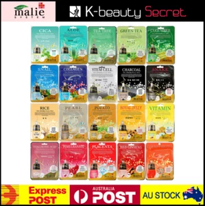 9x Malie Korean Ultra Hydrating Essence Moisturise Skin Care Facial Mask Sheet - Picture 1 of 22