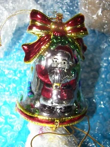 NOS Vintage Avon 1998 Gift Collect. Porzellan schimmernde Glocke Ornament mit Glockenspiel - Bild 1 von 6