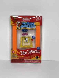 Hot Wheels Drag Race Action SET Worlds Smallest-Track, Joiners, 2 Exclusive Cars - Picture 1 of 3