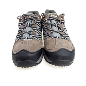 Zapatos de cuero para senderismo HI Tec tracción multidireccional con cordones vendedor de EE. UU. - Imagen 1 de 12