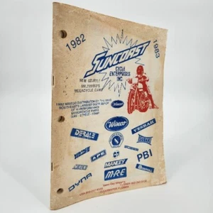1982/1983 Vintage SUNCOAST Cycle Enterprises Inc. Motorcycle Parts Catalog - Picture 1 of 5