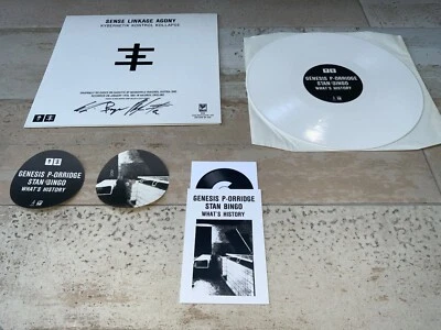 GENESIS P-ORRIDGE STAN BINGO  Psychic TV PTV3 LTD signed vinyl Throbbing Gristle - Image 1 of 4