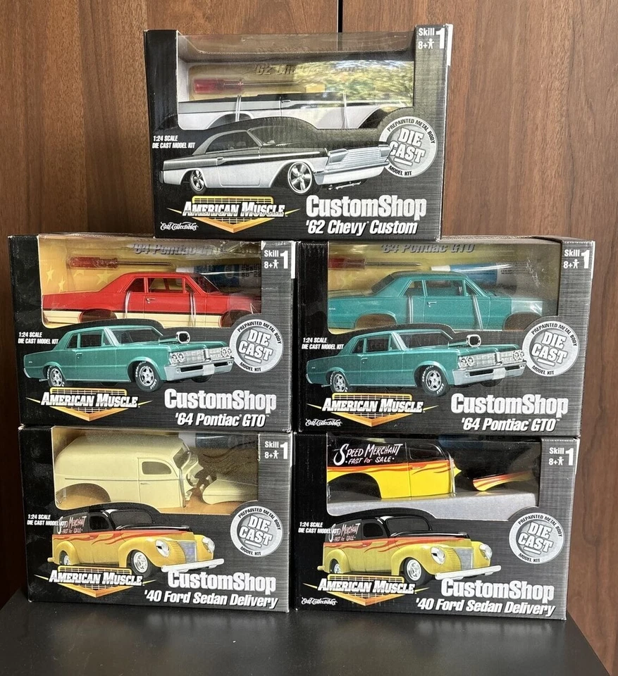 ERTL 1/24 AMERICAN MUSCLE CUSTOMSHOP DIECAST MODELS NIOB (Choice of 5 styles) - Image 1 of 1