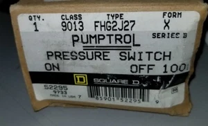Interruptor de presión Square D Pumptrol clase 9013 tipo FHG2J27 - Imagen 1 de 2
