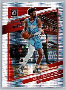 2021-22 Donruss Optic #93 Christian Wood Silver Pulsar Prizm Exclusive Rockets - Picture 1 of 2